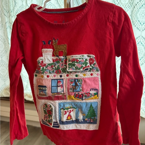 Mini Boden Other - Mini Boden Red Long Sleeve Tee